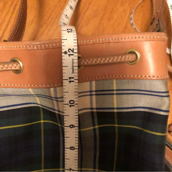 Ralph Lauren polo blackwatch plaid bucket bag - Picture 15 of 16